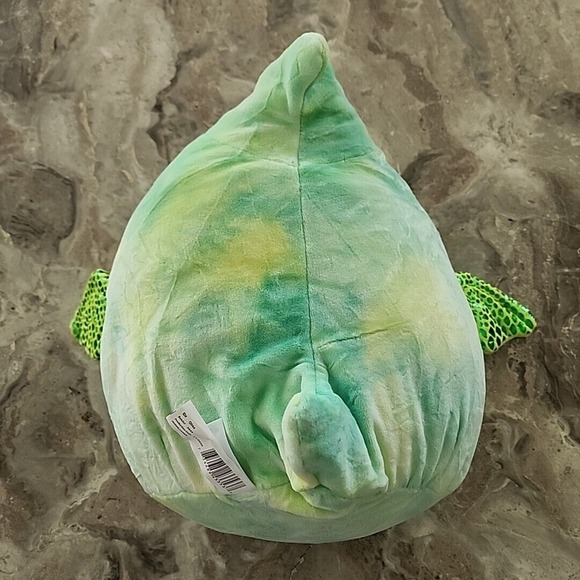 Squishmallows 11" Fletcher Tie Dye Green Pterodactyl Plush Stuffed Animal - Picture 3 of 3
